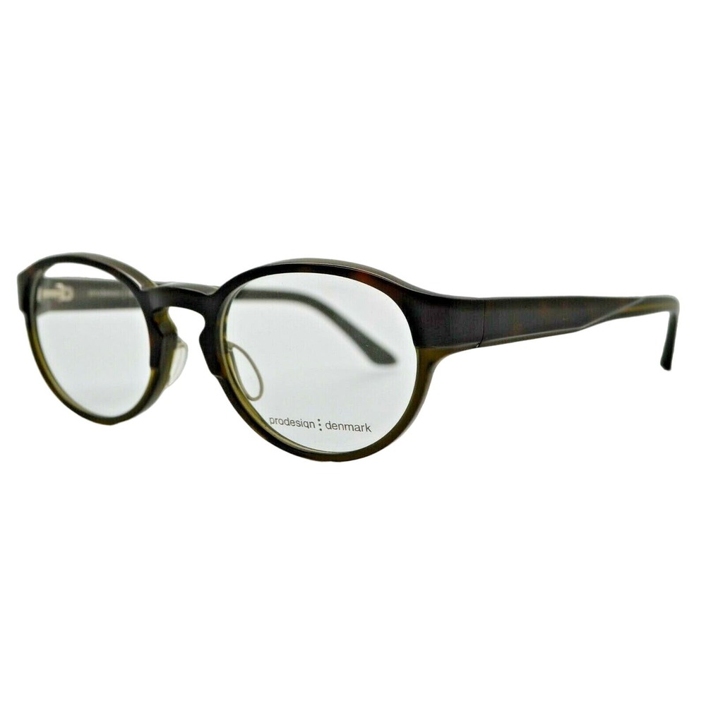 NWOT Auth PRODESIGN DENMARK 4668 1 c.5532 Black Olive Multi Eyeglasses Frames